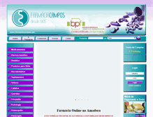 Tablet Screenshot of farmaciacampos.net